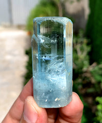 Gem Grade Blue Aquamarine Crystal from Shigar valley Pakistan - 38 grams