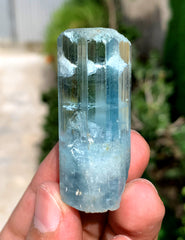 Gem Grade Blue Aquamarine Crystal from Shigar valley Pakistan - 38 grams