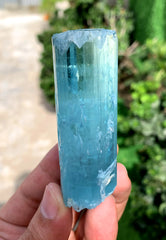 Gemmy Blue Aquamarine Crystal from Shigar valley Pakistan - 84 grams