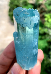 Gemmy Blue Aquamarine Crystal from Shigar valley Pakistan - 84 grams