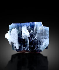 Blue Cap Tourmaline on Cleavelandite Albite from Paprok Afghanistan - 318 gram