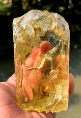 Gemmy Yellow Triphane Kunzite Crystal from Afghanistan - 804 gram