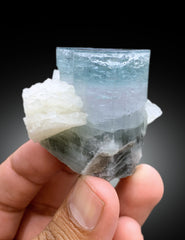 Cotton Candy Tourmaline with Albite from Afghanistan - 110 gram