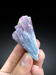 Cotton Candy Bicolor Tourmaline Cluster from Afghanistan - 36 gram