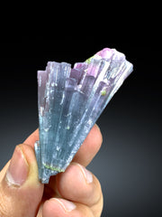 Cotton Candy Bicolor Tourmaline Cluster from Afghanistan - 36 gram