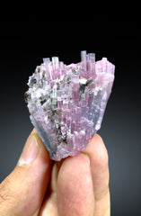 Cotton Candy Bicolor Tourmaline Cluster from Afghanistan - 42 gram