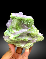 Green Tourmalines with Pink Kunzite, Pollucite and Quartz from Afghanistan, 813 gram