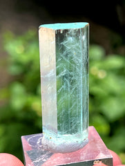 Gemmy Aquamarine with DNA Helix Inclusions from Shigar valley Pakistan - 21 gram