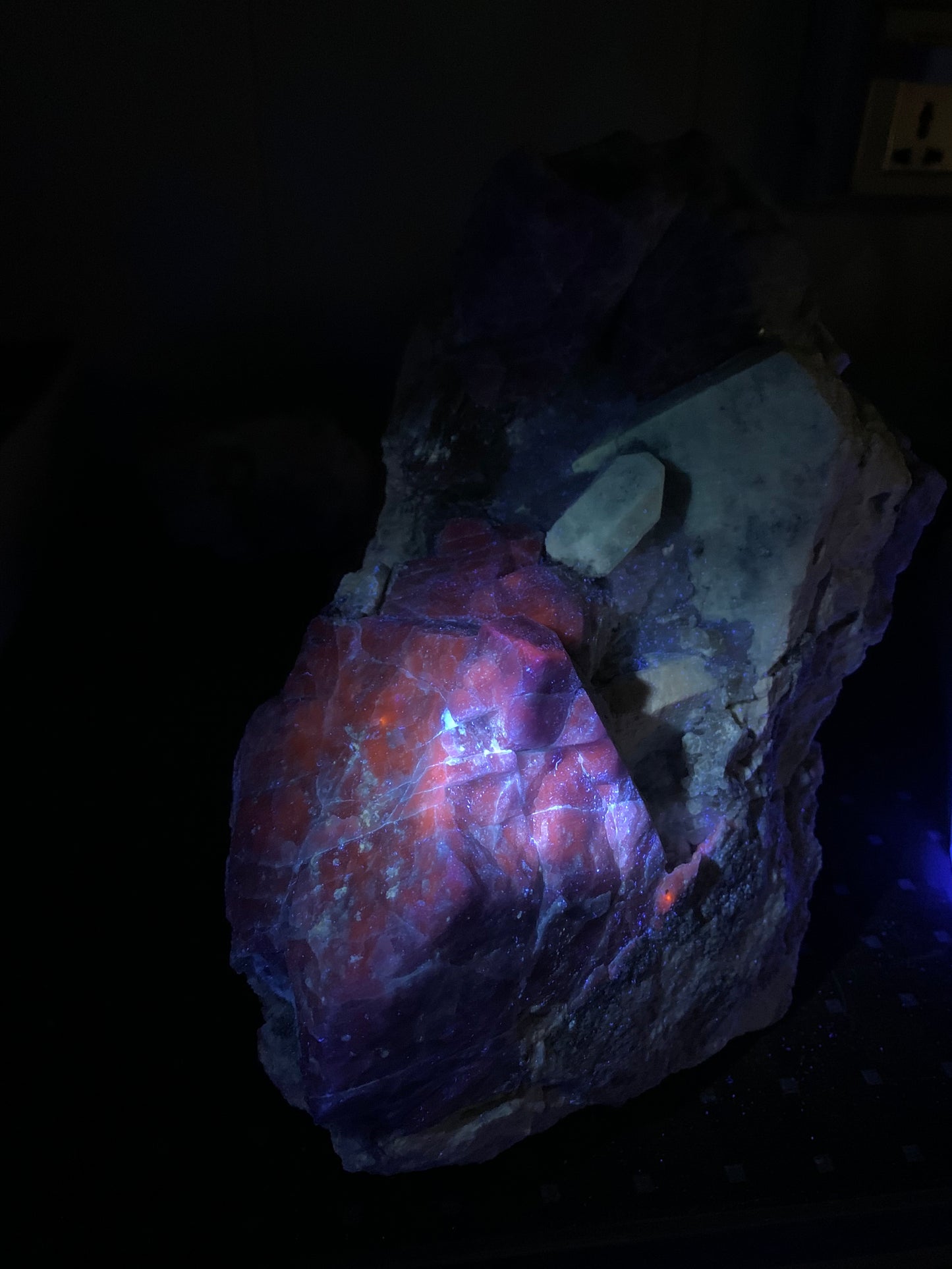 Fluorescent Purple Hackmanite with Winchite Specimen from Badakhshan Afghanistan - 4.8 Kg