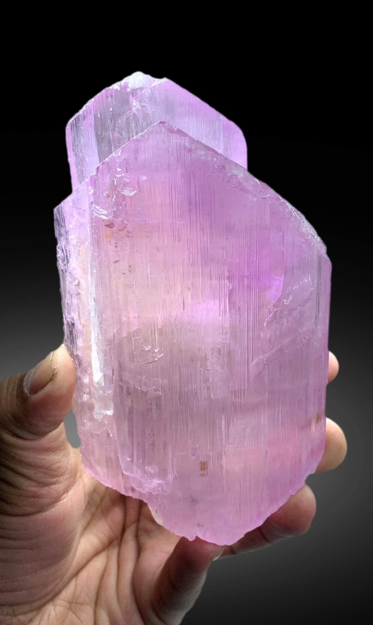 Pink Kunzite Crystal, Red Tantalite Crystal, Kunzite Specimen, Kunzite for sale, Kunzite stone, Kunzite Gemstone, Natural Kunzite, 719g