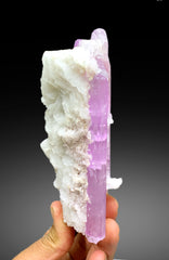 Pink Kunzite Specimen, Kunzite Crystal With Quartz And Albite, Natural Kunzite, Kunzite for sale, Healing Crystal, Mineral Specimen, 772 g