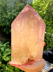 Museum Grade Peach Pink Kunzite Crystal from Afghanistan - 6.3 Kg