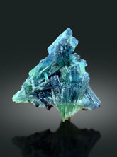 Natural Indicolite Blue Tourmaline Cluster, Tourmaline Specimen, Raw Mineral, Tourmaline Crystals from Afghanistan - 42.95 CT