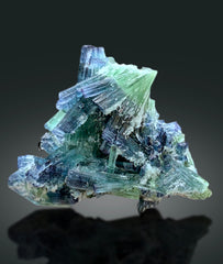 Natural Indicolite Blue Tourmaline Cluster, Tourmaline Specimen, Raw Mineral, Tourmaline Crystals from Afghanistan - 42.95 CT
