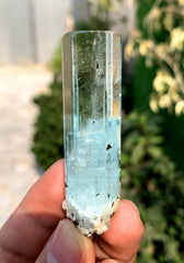 Gemmy Blue Aquamarine Crystal from Shigar valley Pakistan - 26 grams