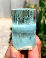 Gemmy Blue Aquamarine on Albite from Shigar valley Pakistan - 65 grams