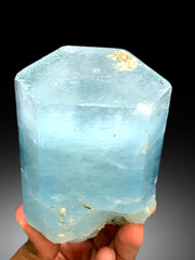 Aquamarine crystal with Muscovite Mica from Pakistan, 865 gram