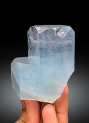 Natural Sky Blue Color Aquamarine Crystal from Pakistan - 202 gram