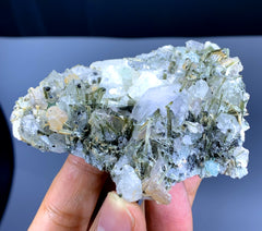 Tourmaline Crystals with Fluorite and Quartz Specimen from Skardu Pakistan - 84 gram