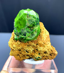 Lush Green Demantoid Garnet on Matrix, Garnet Specimen - 50 gram