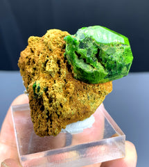 Lush Green Demantoid Garnet on Matrix, Garnet Specimen - 50 gram