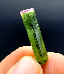 Natural Bicolor Tourmaline Crystal from Paprok Afghanistan - 11.35 carat