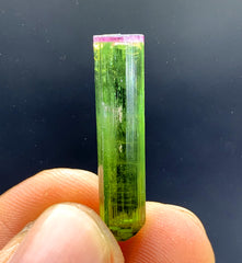 Natural Bicolor Tourmaline Crystal from Paprok Afghanistan - 11.35 carat