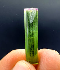 Natural Bicolor Tourmaline Crystal from Paprok Afghanistan - 11.35 carat
