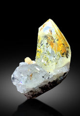 Fluorescent Petroleum Quartz Crystals, Rare Quartz, Quartz Specimen, Quartz from Baluchistan Pakistan - 24.0 carat