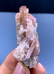 Pink & Orange Color Tourmaline Cluster from Afghanistan - 18 gram