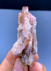 Pink & Orange Color Tourmaline Cluster from Afghanistan - 18 gram