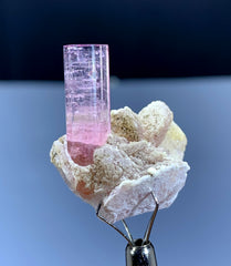 Pink Tourmaline Crystal on Lepidolite from Afghanistan - 35.85 carat