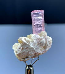 Pink Tourmaline Crystal on Lepidolite from Afghanistan - 35.85 carat