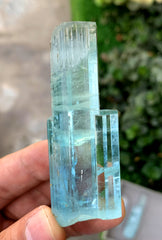 Gemmy Blue Aquamarine Crystal from Shigar valley Pakistan - 65 grams