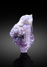 Natural Pink Tourmaline on Lepidolite from Afghanistan - 117 gram