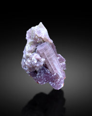 Natural Pink Tourmaline on Lepidolite from Afghanistan - 117 gram