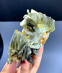 Fluorite with Apatite on Muscovite from Pakistan - 325 gram