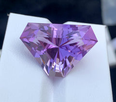 Trillion Cut Purple Amethyst Gemstone, Loose Gemstone, Amethyst Faceted Cut Stone for Jewelry Making, Gemstone Jewelry - 23.65 CT