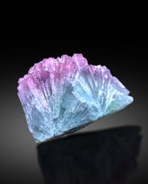Cotton Candy Bicolor Tourmaline Cluster from Laghman Afghanistan - 58 gram