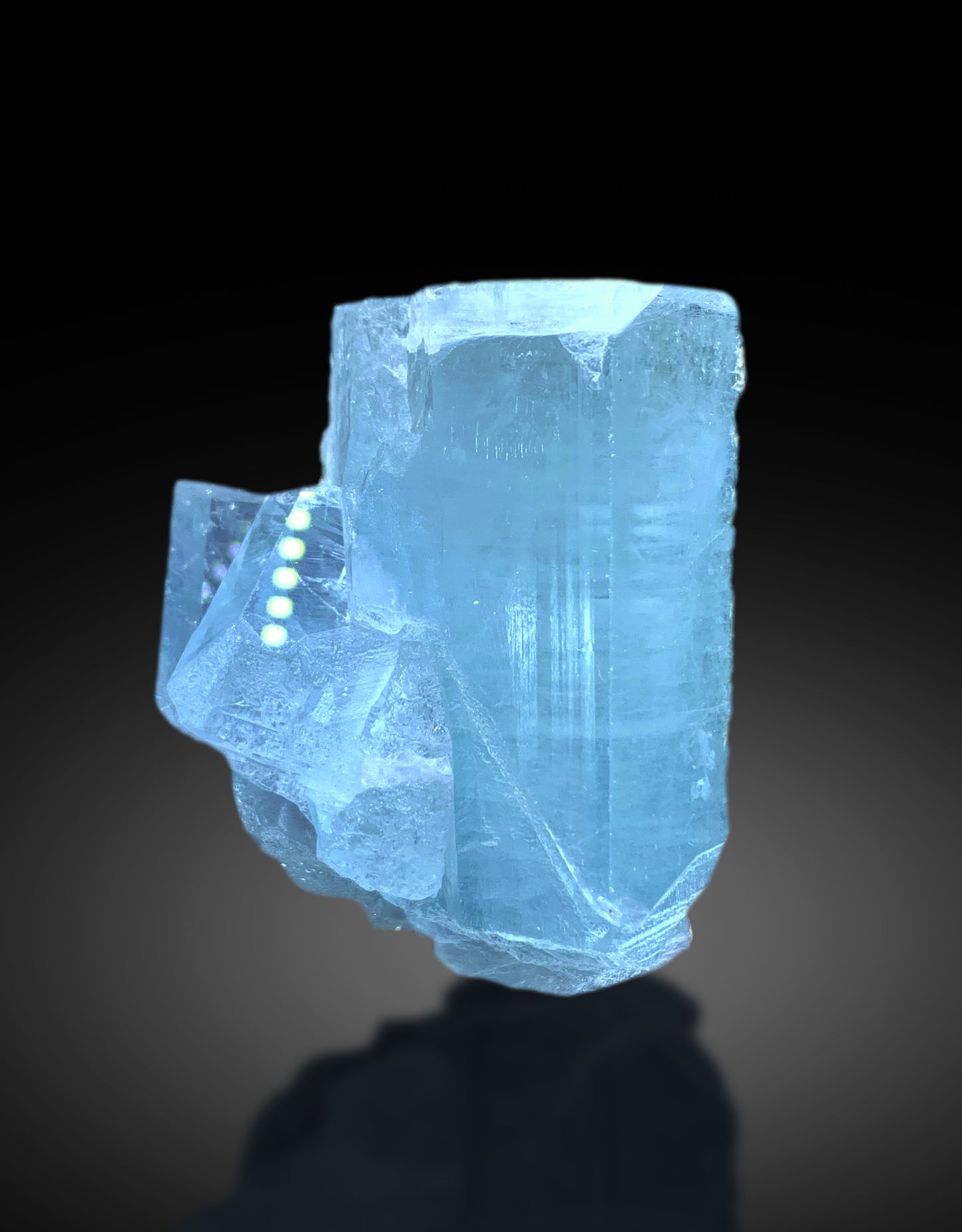 Sky Blue Aquamarine with Mica from Nagar valley Pakistan - 234 gram