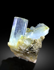 Sky Blue Aquamarine Cluster from Pakistan - 98 gram