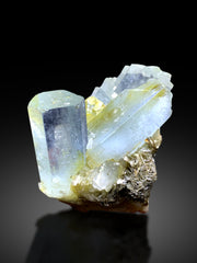 Sky Blue Aquamarine Cluster from Pakistan - 98 gram