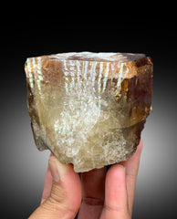 Natural Terminated Sherry Color Topaz Crystal, Topaz Specimen, Raw Mineral, Topaz from Skardu Pakistan - 600 gram