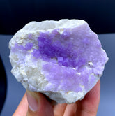 Purple Apatite Cluster on Matrix from Afghanistan - 140 gram