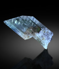 Purple Blue Transparent Kunzite Crystal from Afghanistan - 157 gram