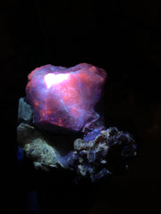 Fluorescent Rare Purple Hackmanite on Phlogopite Mica from Afghanistan - 1400 grams
