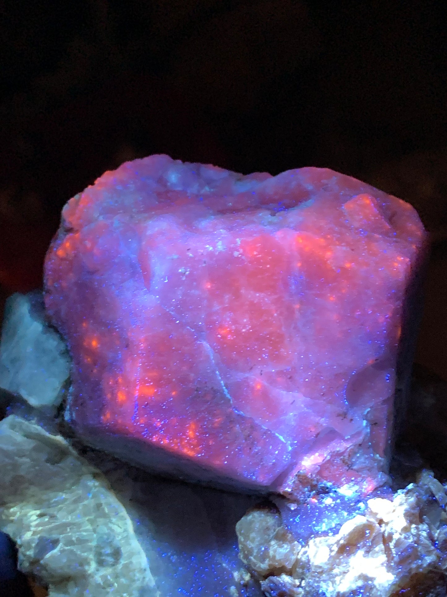 Fluorescent Rare Purple Hackmanite on Phlogopite Mica from Afghanistan - 1400 grams