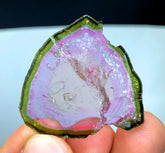 Watermelon Tourmaline Slice, Bicolor Tourmaline, Polished Tourmaline, Paproke Tourmaline - 32.60 CT