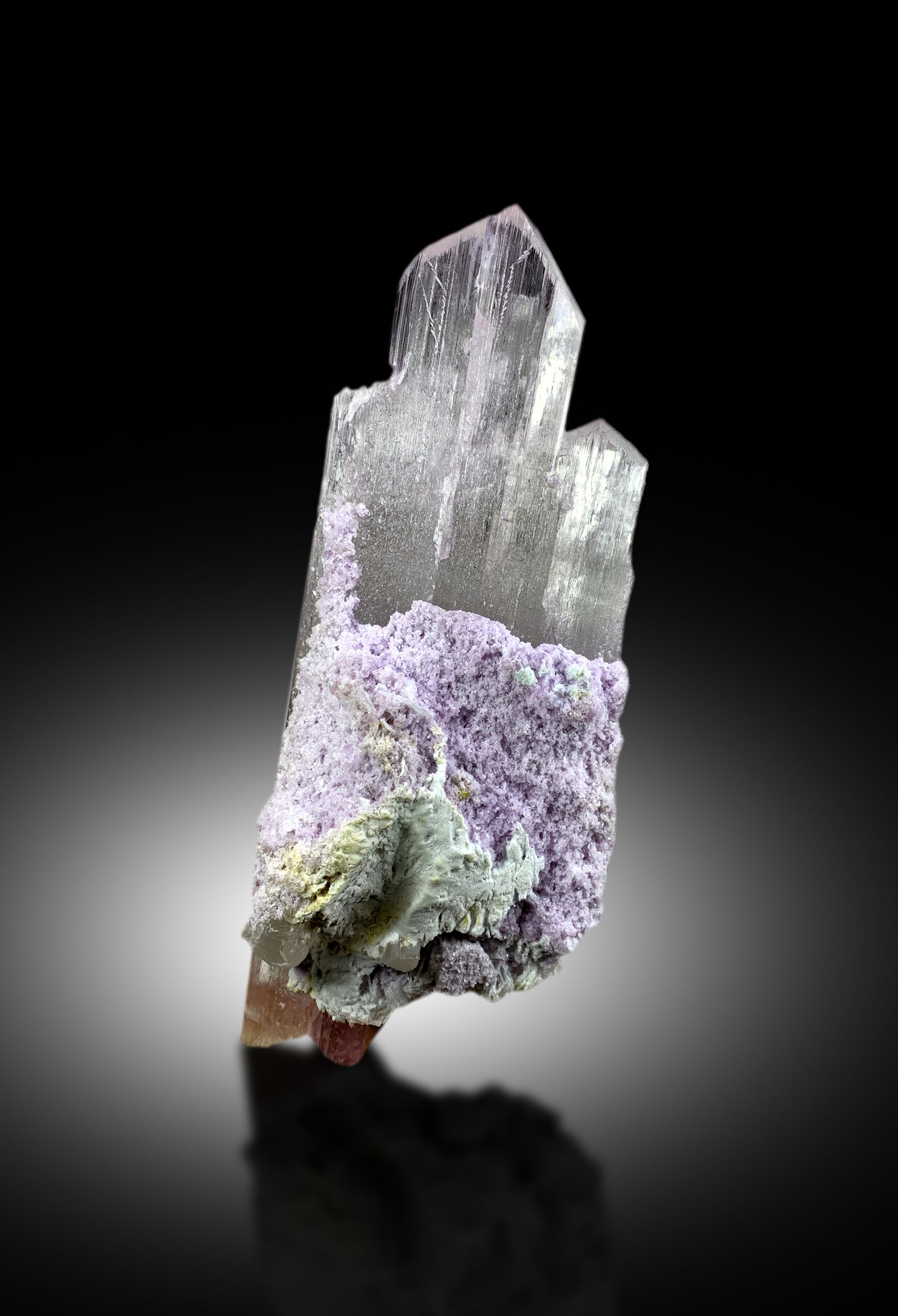 Exquisite Museum Grade Pink Color Kunzite with Lepidolite and Quartz, Kunzite Specimen, Raw Mineral, Kunzite from Afghanistan - 1333 gram