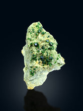 Lush Green Demantoid Garnet Cluster on Matrix - 145 gram